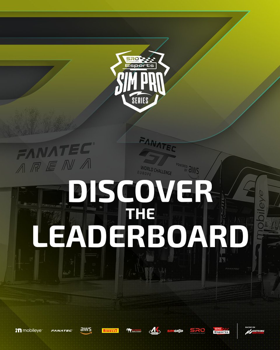 The leaderboard after the second race of the SRO Esports SIM PRO Series 🔥
simpro.sro-esports.com/results 

Organized by SRO Esports and @AKEsportsIT on @AC_assettocorsa Competizione

#SROesports #AKesports #beACC #SimProSeries