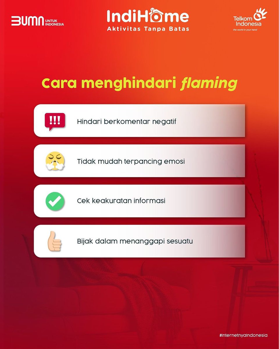 witel_sumut's tweet photo. Siapa yang sering dengar istilah flaming?
Pasti masih bingung bukan?
Sobat, flaming adalah salah satu bentuk cyberbullying, loh!
Tentunya harus dihindari. Biar makin jelas, yuk simak info lebih lengkapnya!
#AktivitasTanpaBatas #Internetnyalndonesia https://t.co/zqMzVoSXag