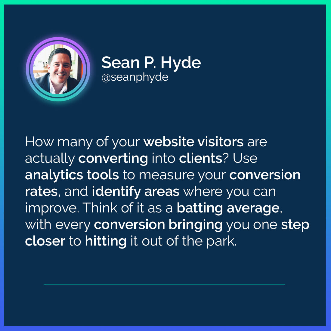SeanPHyde's tweet image. Keep track of your website conversions with analytics tools to transform potential leads into clients. Your success is a home run waiting to happen! #AnalyticsTools #ConversionRates #DriveSuccess