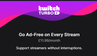 I like to be objective with Twitch updates, but the ads/Turbo shitstorm is concerning as a creator unless they plan to start distributing some Turbo revenue to creators, but I don't see how that's possible

The 'support streamers' hook here is somewhat ironic then, no?