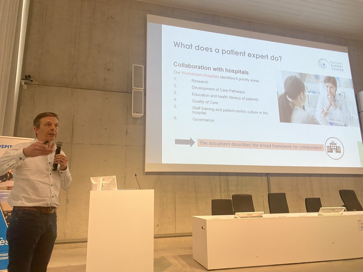 Patients have a role to play in hospitals professionalization #hospitalsBE