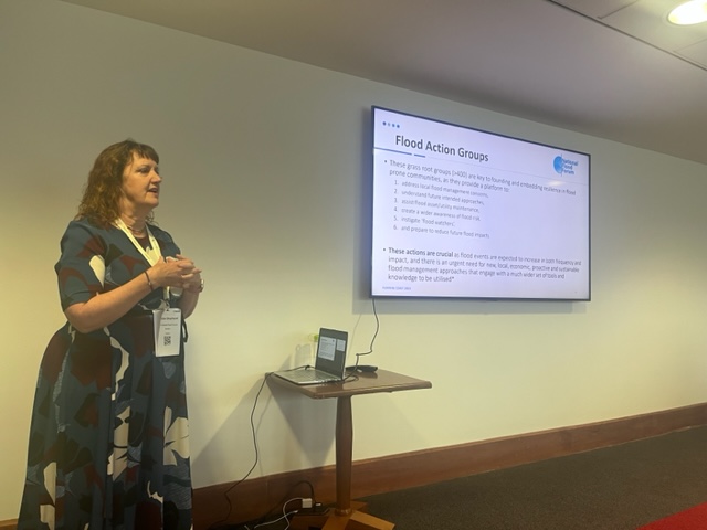 NatFloodForum's tweet photo. Dr @SarahEPerc from @LJMU and Heather Shepherd from #NFF delivered the Flood Action Groups: Building Resilience in Flood Action Groups workshop yesterday afternoon as part of #FloodandCoast2023! 🌊

We'll be doing one more #workshop this week on June 8th!

#FC2023 #FCERM https://t.co/3vTSVvVAt0