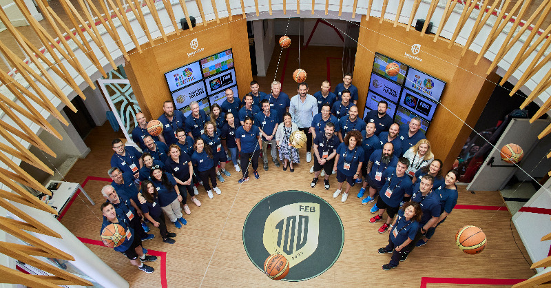 BaloncestoESP's tweet photo. El Museo de la #FEB acogió la @FIBA European Mini Basketball Convention 2023 👍

#SomosEquipo