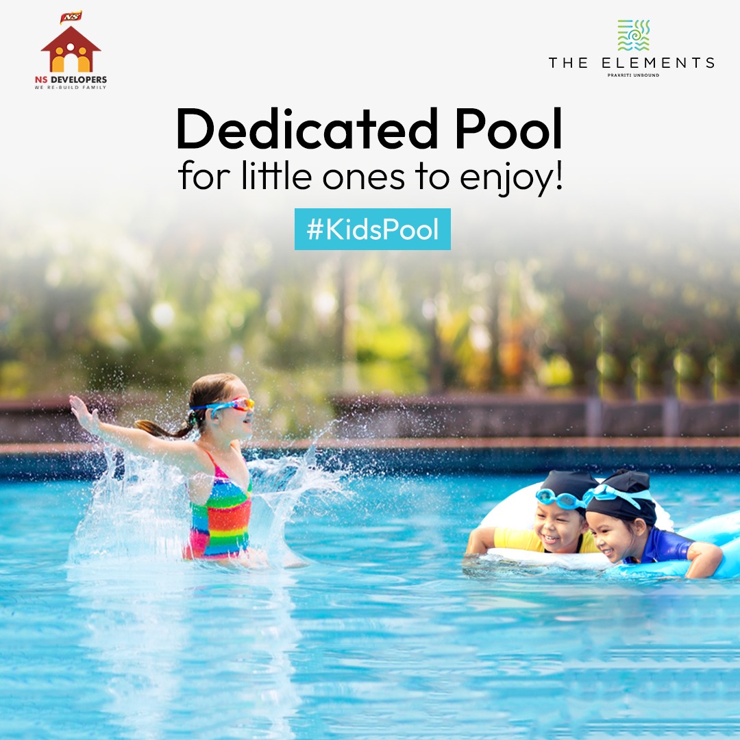 nsdeveloperind's tweet image. Let your little ones experience fun in every corner!

Step into a world where water becomes a canvas for boundless imagination and cherished memories only at The Elements.

Call at +91 80164 10101 | +91 80169 20202 to book your home today 🏠

#nsdevelopers #theelements #poolarea