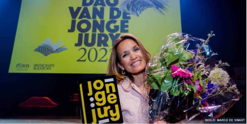 cpnb's tweet photo. De winnaars van de Jonge Jury (@jongejury) zijn bekend! De CPNB feliciteert Cis Meijer (@CisMeijer) met de Prijs van de Jonge Jury 2023 voor beste jeugdboek en Lysander Mazee met de Jonge Jury Debuutprijs 2023 voor Wolventijd! https://t.co/LOBIS7UUZy