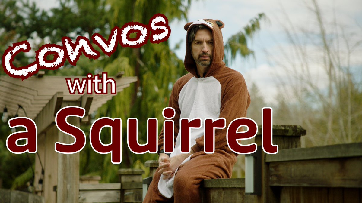 Convos season 11 has begun. Check it! youtu.be/hs8uNhxiJuE

#garden #gardening #squirrel #comedy #funny