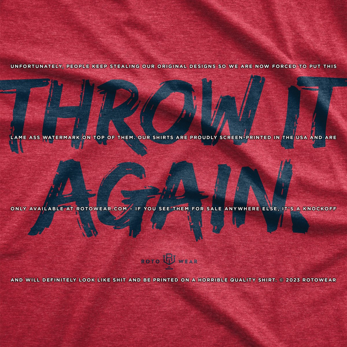 RotoWear's tweet photo. Throw It Again

🔥👕 available only at:
https://t.co/QE0jdNr56r https://t.co/fet2sQVPqB