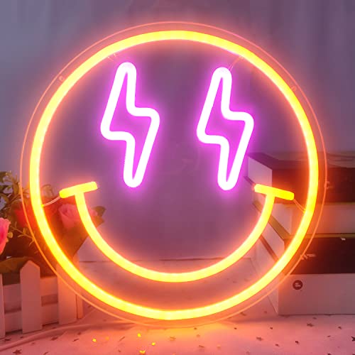 Smiley Face Neon Sign Dimmable Smiley Face Led Sign Smile Neon Sign for Wall Decor Smiley Face Decor for Bedroom Kids Room... - amazon.com/dp/B0BB1RGL41?… #offensivegifts #inappropriategifts #giftingideas #offensive