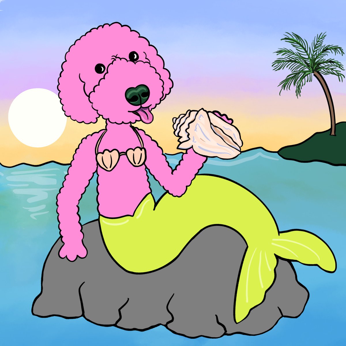 I'm a little late on posting the May 1/1 giveaway, but here it is, inspired by #mermay 🧜‍♀️🐩

To enter the giveaway:
💖 Like this post
🔁 RT
🤗 Hold at least 1 Poodle Pal NFT in your wallet
(1 Pood = 1 Entry)

Giveaway ends on 6/11!