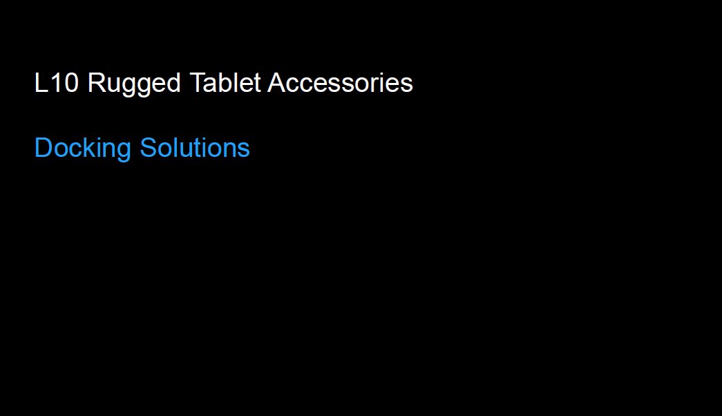 Global_Barcode's tweet image. The @ZebraTechnology L10 Rugged Tablet Platform is so versatile, there are so many accessories and options, take a look at these docking solutions #ruggedtablet #ruggedmobility #zebrapartner #ruggedcomputers #ruggedtech #warehousing #logistics #supplychain #datacapture