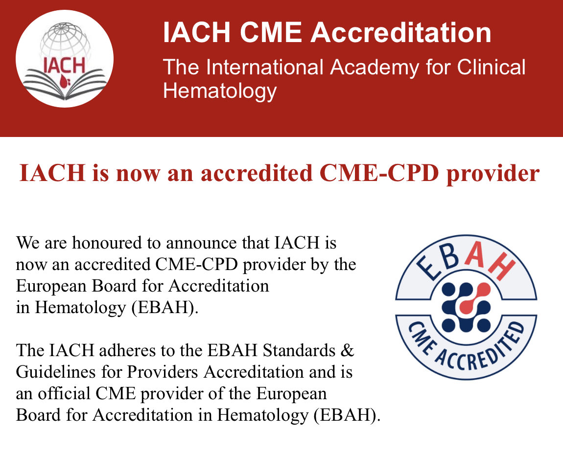 Very proud sharing this fantastic news. We owe this to the TOP quality of @theIACH speakers and contributors. We will continue our relentless efforts to disseminate clinical hematology knowledge and education without borders, and the best is yet to come! Please stay tuned.