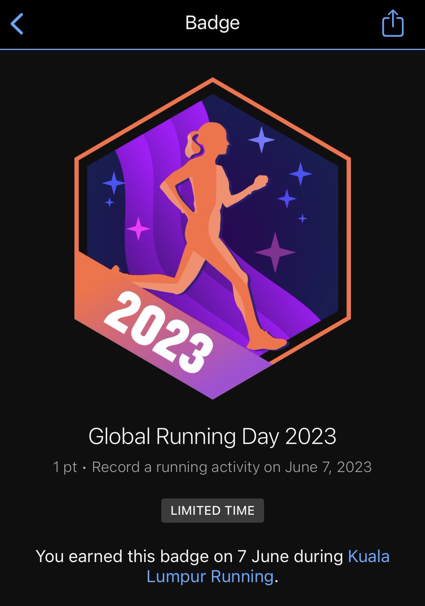 June #7 - W6D3 8K Progressive
Happy Global Running Day 2023!
Keep running 🏃🏻‍♂️

158/365

#runstreak
#MenujuKLSCM 
#keepgrinding
#beatyesterday