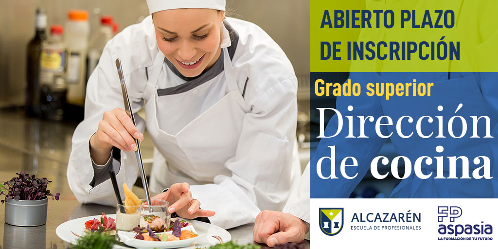 ¡¡YA ESTÁ ABIERTO EL PLAZO!!
Fórmate en Dirección de Cocina gracias a nuestro G.S. y pon en práctica tus conocimientos desde el primer día en nuestro Restaurante.
Dale al link y consigue ya tu plaza 👉 alcazarenformacion.es/admision-ciclo…
#FPAspasia #escuelaalcazarén