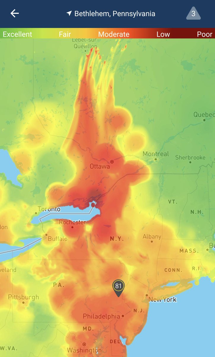 Stay inside if you can.  #wildfires.