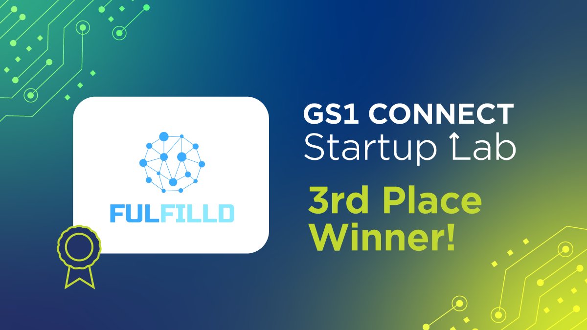 GS1_US's tweet photo. GS1 US announces the winners of the #StartupLab23, a #pitchcompetition that showcases #emergingtech that can significantly improve #supplychains to support more effective commerce. https://t.co/gxdmYLarmK #GS1Connect23 @GS1Connect @HelloKadeya @index_bio @Fulfilldwms https://t.co/G9fLAHENsU