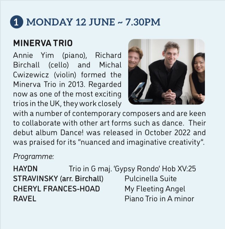 Coming up next week: Haydn, Ravel plus works from our recent album Dance! <a href="/SOMMRecordings/">SOMM RECORDINGS</a> - Stravinsky’s Pulcinella (arr. @rbirchallmusic) &amp; My Fleeting Angel by @CherylHoad!