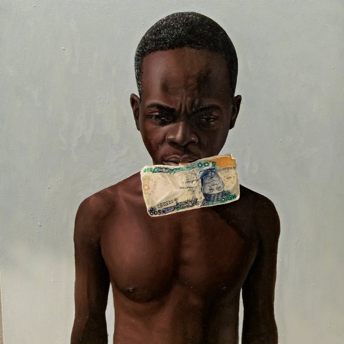 lakinsarts's tweet photo. Title : value of nothing
Medium : oil on canvas
Size : 30 by 30
Year : 2023
#christianronaldo #ManchesterUnited #leaser #art #shadesofgrey #MEDIUM
@siralexanderj @Bakare_Mubarakk @_theladymo @blaccmajek @Comeback_snarky @TifeChris @BenjaminBitcoin https://t.co/o2XwPhLH8L