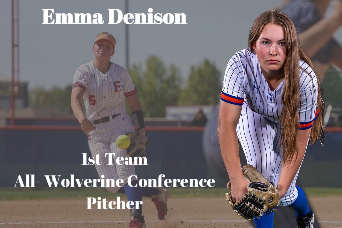 EmmaDenison16's tweet photo. Super honored to be selected as 1st team All Conference!! https://t.co/aiOjTN350W