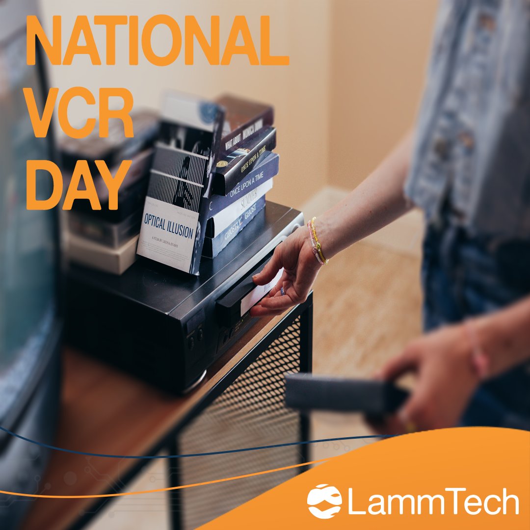 Who remembers having a VCR? Did you know the last VCR was produced in 2016?
#LammTech #NationalVCRDay