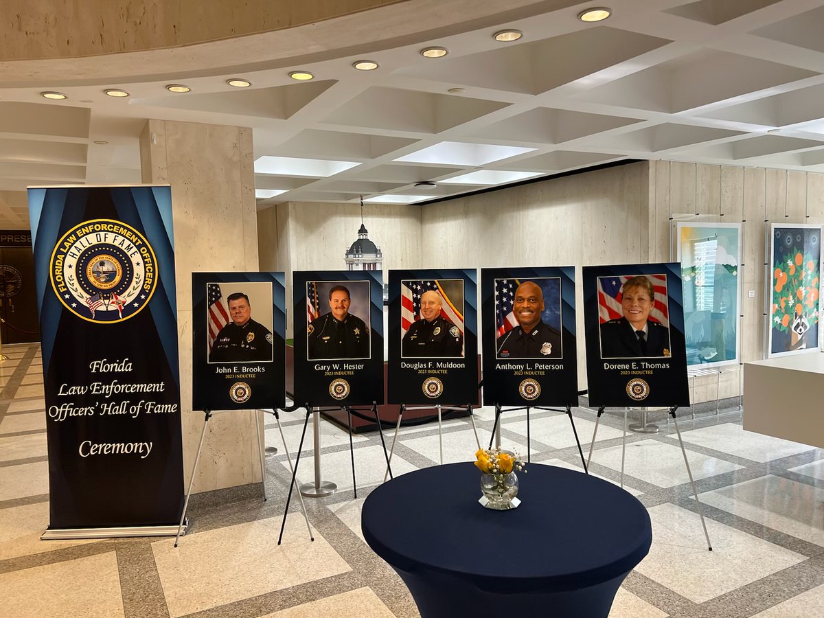 On Saturday, June 3, 2023, our former Chief of Police Doug Muldoon was inducted into the Florida Law Enforcement Officers’ Hall of Fame in Tallahassee, Florida! Chief Muldoon retired from our agency in 2015 after a remarkable 38-year career with us. 

bitly.ws/HB74