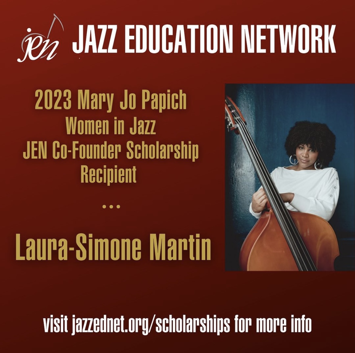 litchfieldjazz's tweet photo. Congrats to one of our spectacular Litchfield Jazz Camp Alumni Laura-Simone Martin, for her recent award from the Jazz Education Network!
 #JazzEducationNetwork #LauraSimoneMartin #Jazz https://t.co/8cbeDUEabk