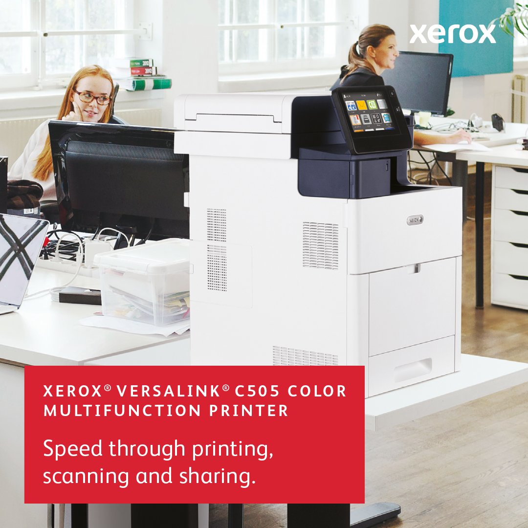 RED_X_Tech's tweet image. Wherever work takes you, the Xerox ConnectKey Technology-enabled VersaLink C505 A4/Letter Color #MultifunctionPrinter makes it easy for #RemoteTeams to communicate, connect and work securely oal.lu/ZZMby