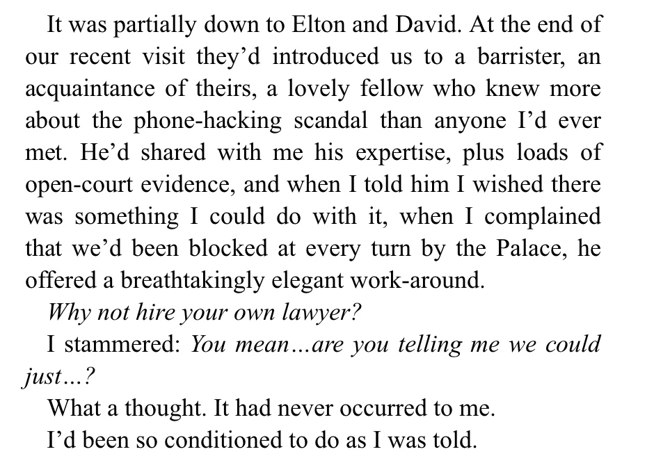 Harry didn’t ‘bump into’ Sherborne.
It wasn’t ‘chance’.

He was introduced.
By Elton.

[From Spare]
