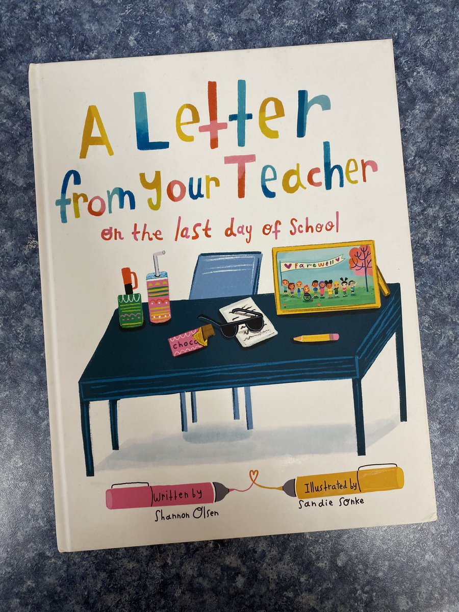 nflores_ausd's tweet photo. Last day of school! After searching through my library, I finally found my favorite book to read to Ss on the last day of school. On another note, I need to organize my library more efficiently! 😂 That’ll be a summer project 🤔 https://t.co/D19DDMBr6N
