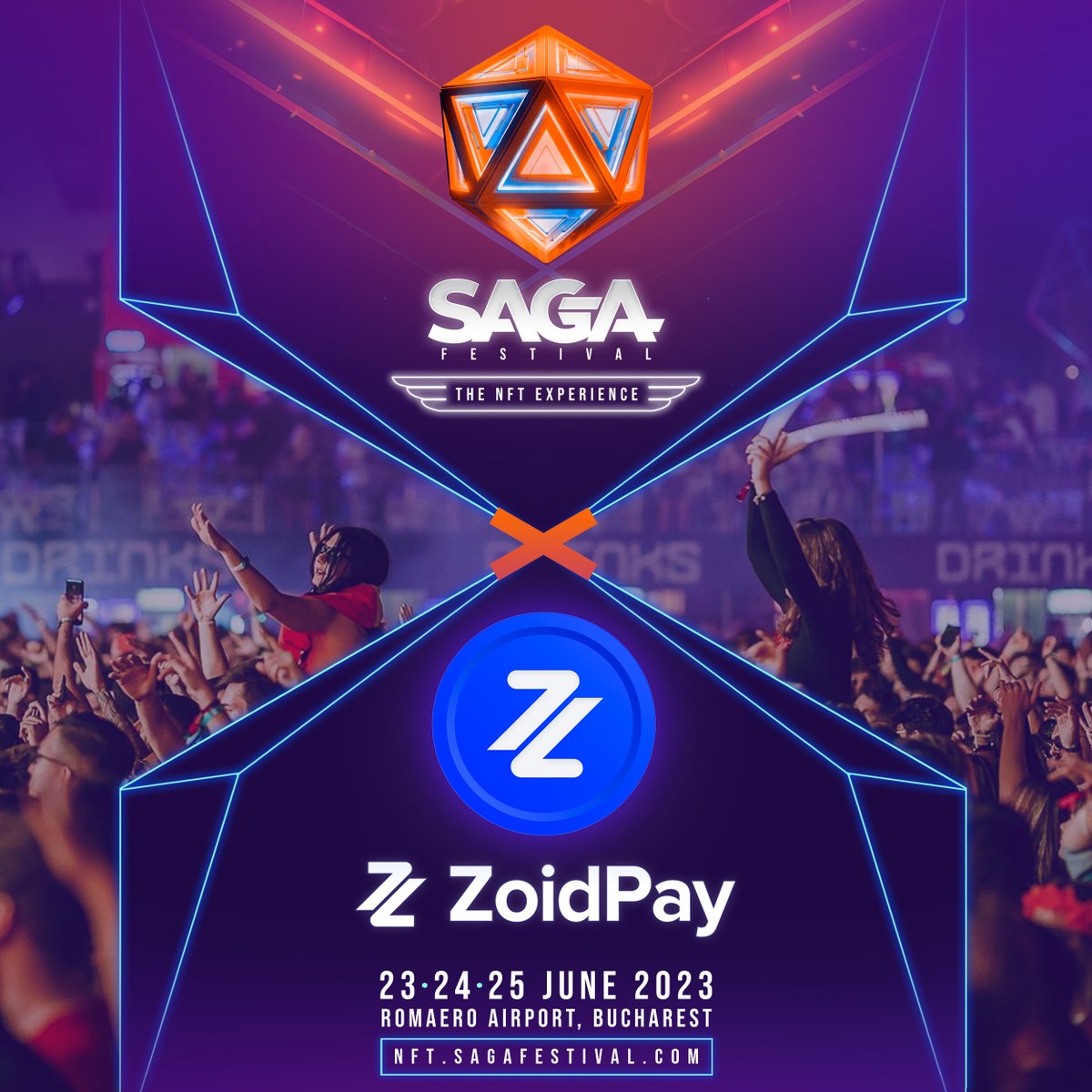 We promised surprises and here they are! 🌊🌊🌊

Two lucky people will win the giveaway 🔥

What can you win?
👉 1 Saga NFT (free entry to Saga) or 1000 $ZPAY

How to enter the competition?
👉 Like, Retweet and tag 2 friends in the comments
👉 Follow @sagafestivalnft and @zoidpay