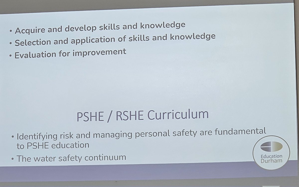 joolstom's tweet photo. A great final session at What has been a fantastic Conference. @EduDurhamKateS I totally agree, Drowning Prevention and Water Safety Education is Not just a week long campaign they are a forever long campaign #Durhamswim23 #BeWaterAware #RespectThe Water #FloatToLive https://t.co/YRAw0p2oNC