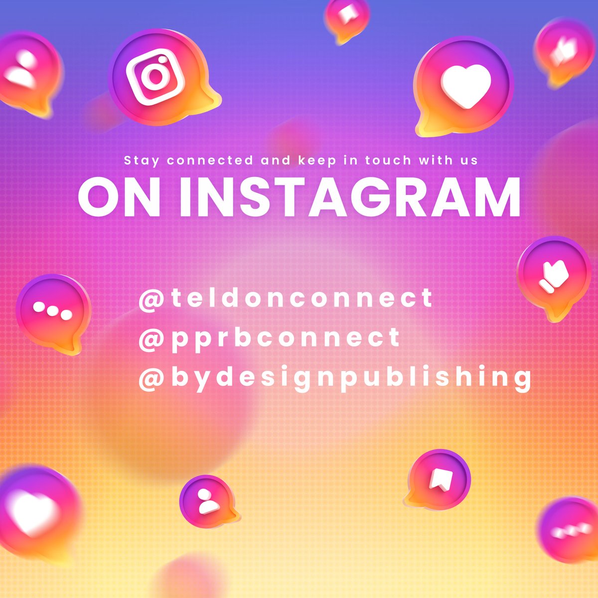 TeldonConnect's tweet photo. Did you know that we are a large family? Follow us to learn more about us and how we can enhance your marketing mix! Stay up to date with our latest developments and insights. 📆 ✨🏆
#Teldonconnects #everymomentmatters #stayconnected #pprb #bydesignpublishing #ateldoncompany https://t.co/m6P7OahRcL