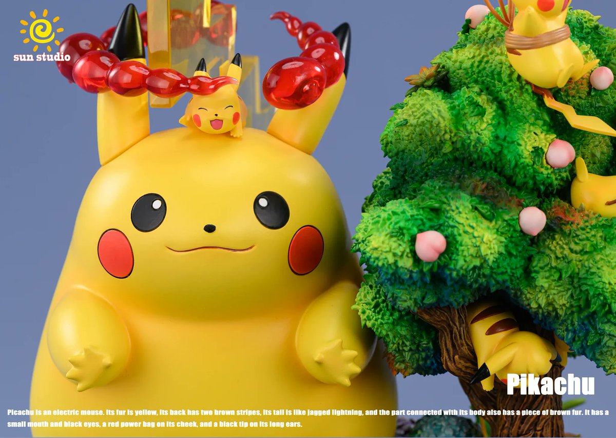 FavorGk's tweet photo. Pikachu Park by sun Studio is now available for preorder!
#pokemon #pokemonfan #pikachu #pokemonfigure #pokemonstatue #pukachufan #pikachufigure #pikachustatue #pikachupark https://t.co/mZtZzaxLzb