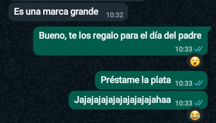 ¿Quien no le compra regalos con su plata? Por lo menos lo hice reír 😅 #diadelpadre