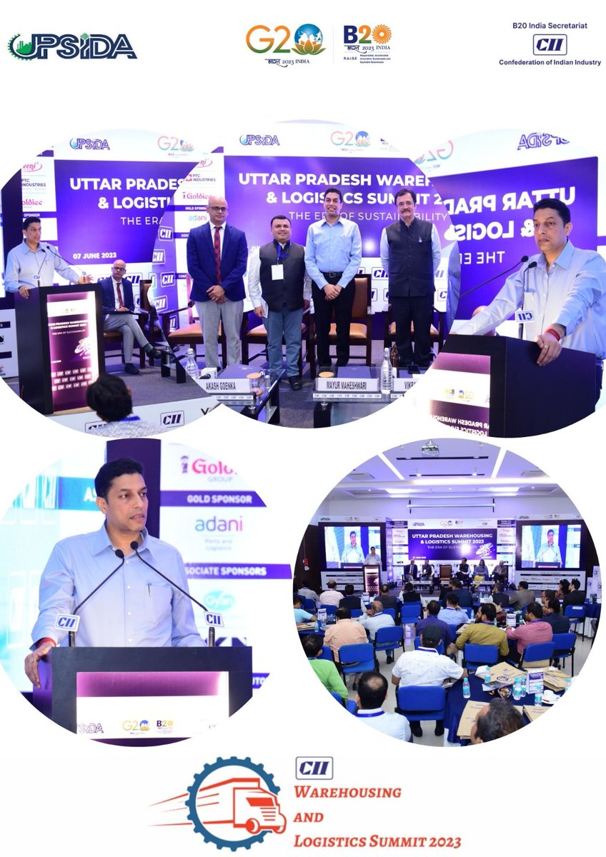 UPSIDA's tweet photo. Covering an extra mile Shri @mayurias interacted with the industrialists on the Warehousing & Logistics Policy 2022 during the UP Warehousing & Logistics Summit at CII, Lucknow
#CIIUP #UPSIDA #CIINR
@cii4nr @ciieonline @CMOfficeUP @ChiefSecyUP @NandiGuptaBJP @IIDGoUP @UPGovt @_InvestUP