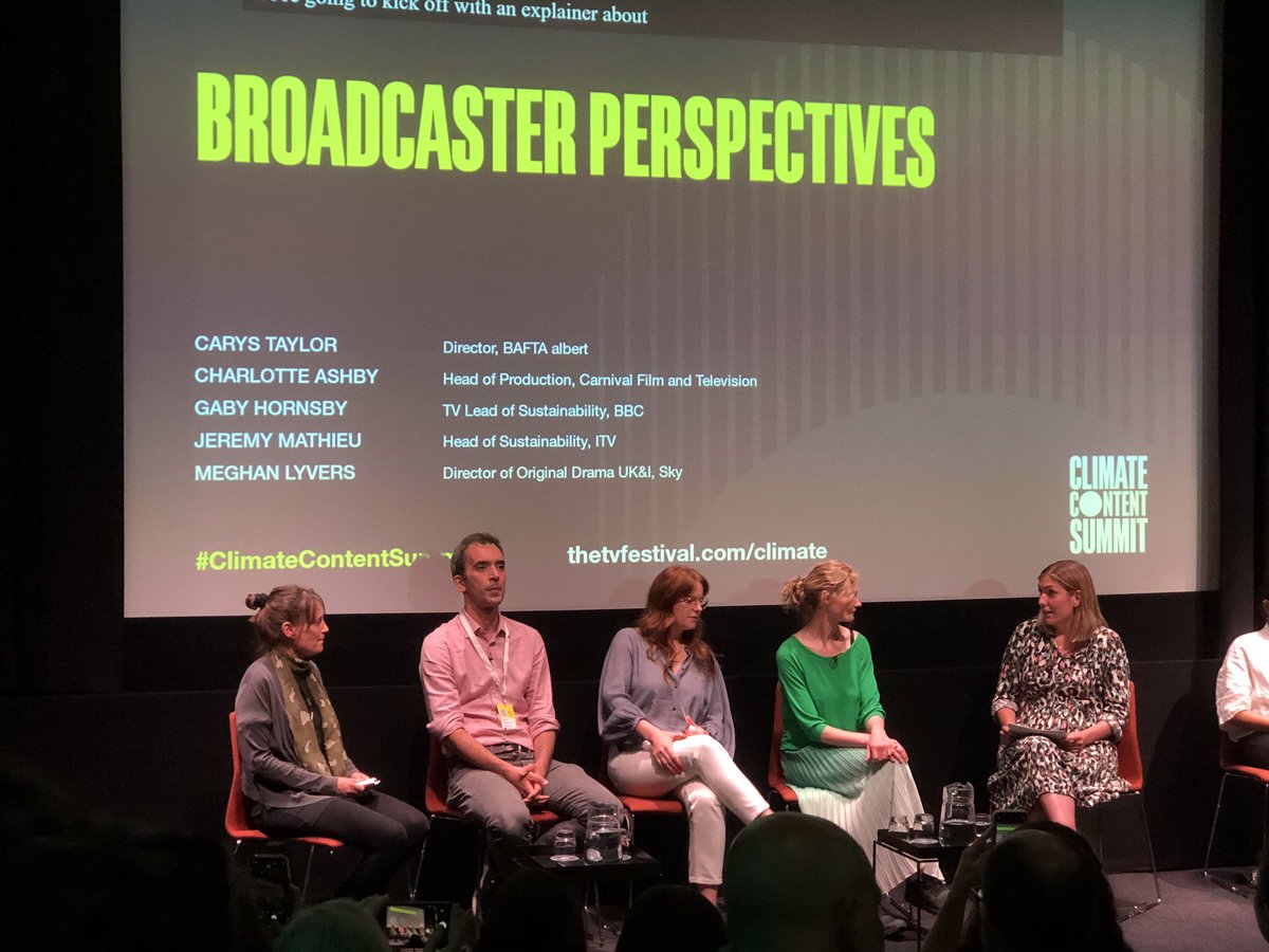 BAFTAAlbert's tweet photo. albert director Carys Taylor talks to UK broadcasters about the Climate Content Pledge agreed at #COP26.
#ClimateContentSummit https://t.co/sg45EZCUSG