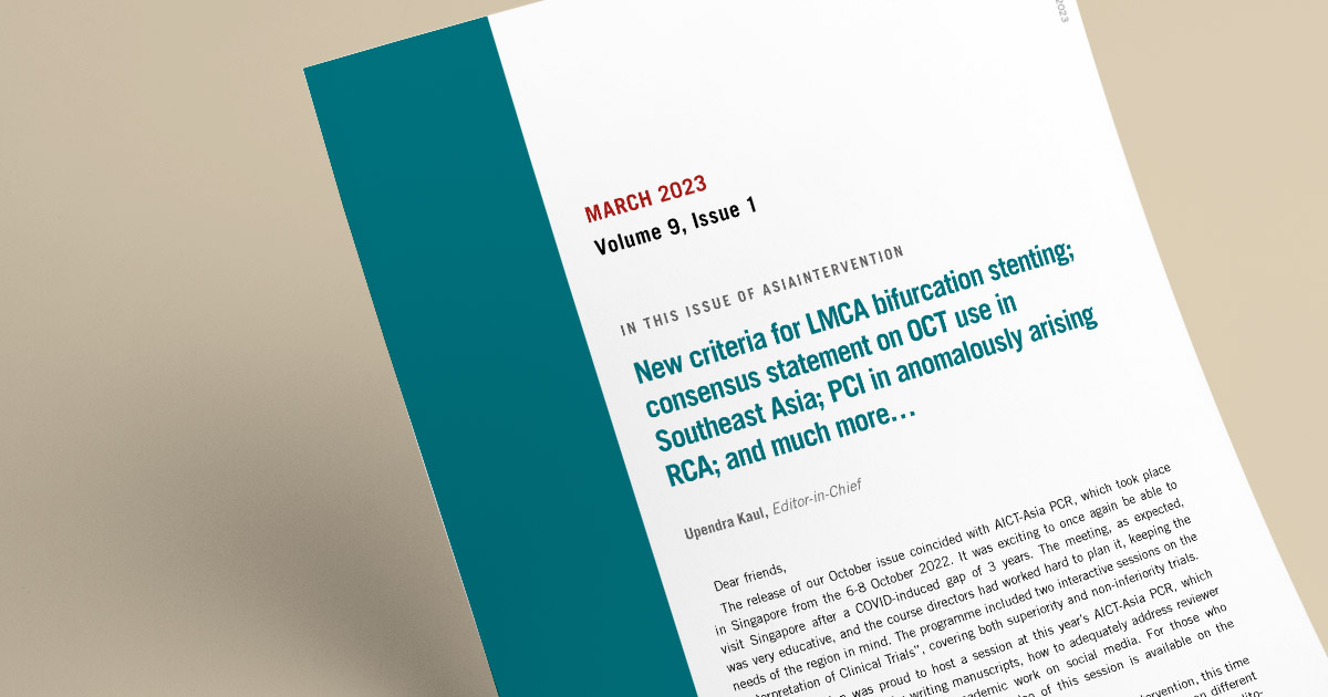 AsiaInterv's tweet image. [📑 Article] Professor @upendra_kaul Kaul returned to all the topics addressed in the last issue of #AsiaIntervention. Take a look!
➡️ asiaintervention.org/article/new-cr…
#CardioEd #bifurcation #PCI #stenting