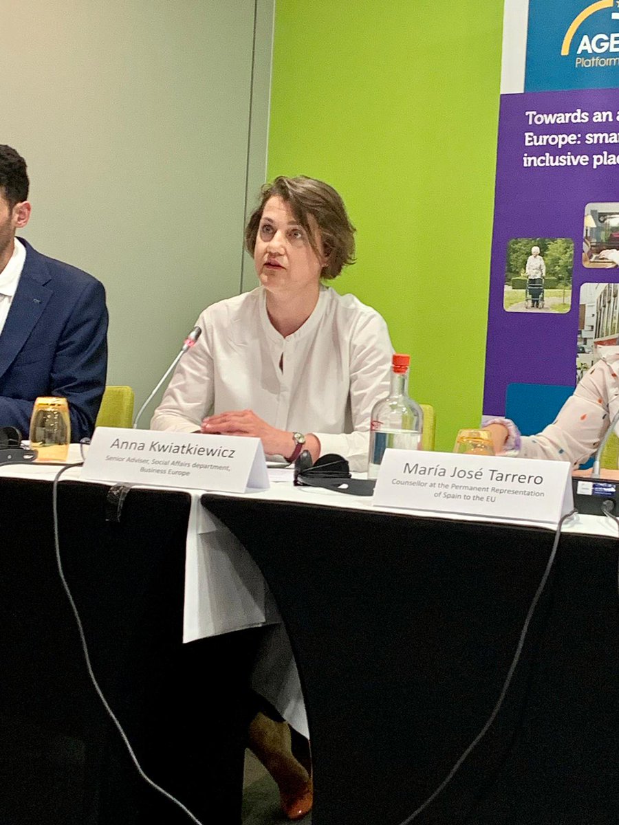 AGE_PlatformEU's tweet photo. 🗣️ Anna Kwiatkiewicz, @businesseurope
""Attracting inactive workers in the labour market is key for us. We need any talent with the right skills = the ones required by employers.(...) To keep experienced workers working, we can offer breaks, days off or shorter days."
#AGEconf23 https://t.co/s46Q7H4xSH