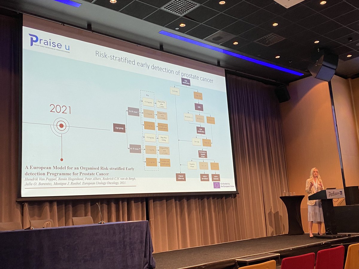 MatikainenMika's tweet photo. Dr. @SigridCarlsson giving the EAU @Uroweb lecture about #ProstateCancer screening at    @nuf2023. Several studies ongoing on screening of prostate cancer @RannikkoAntti @auvinen_anssi https://t.co/1irojTkMex