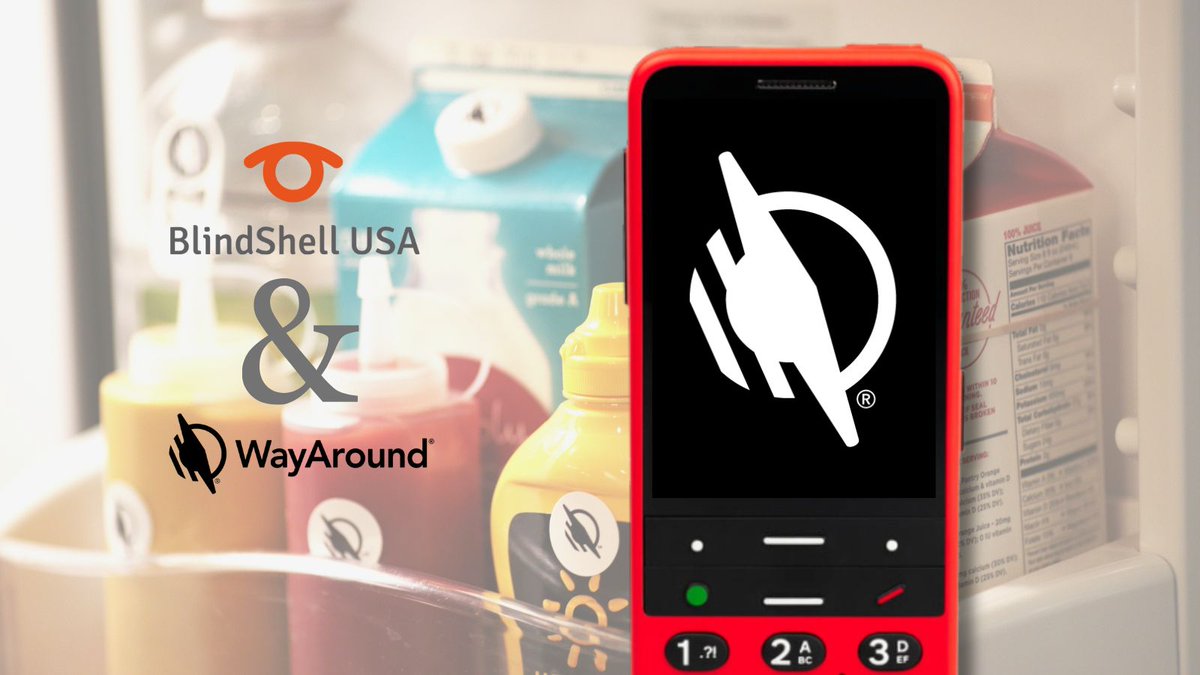 WayAroundTools's tweet image. Announcing WayAround + @BlindShellUSA! Now, you can use the best labeling system for people who are blind and visually impaired on the world&apos;s best all-in-one accessible cell phone! Learn more at WayAround.com/BlindShell #AssistiveTech #TagEverything