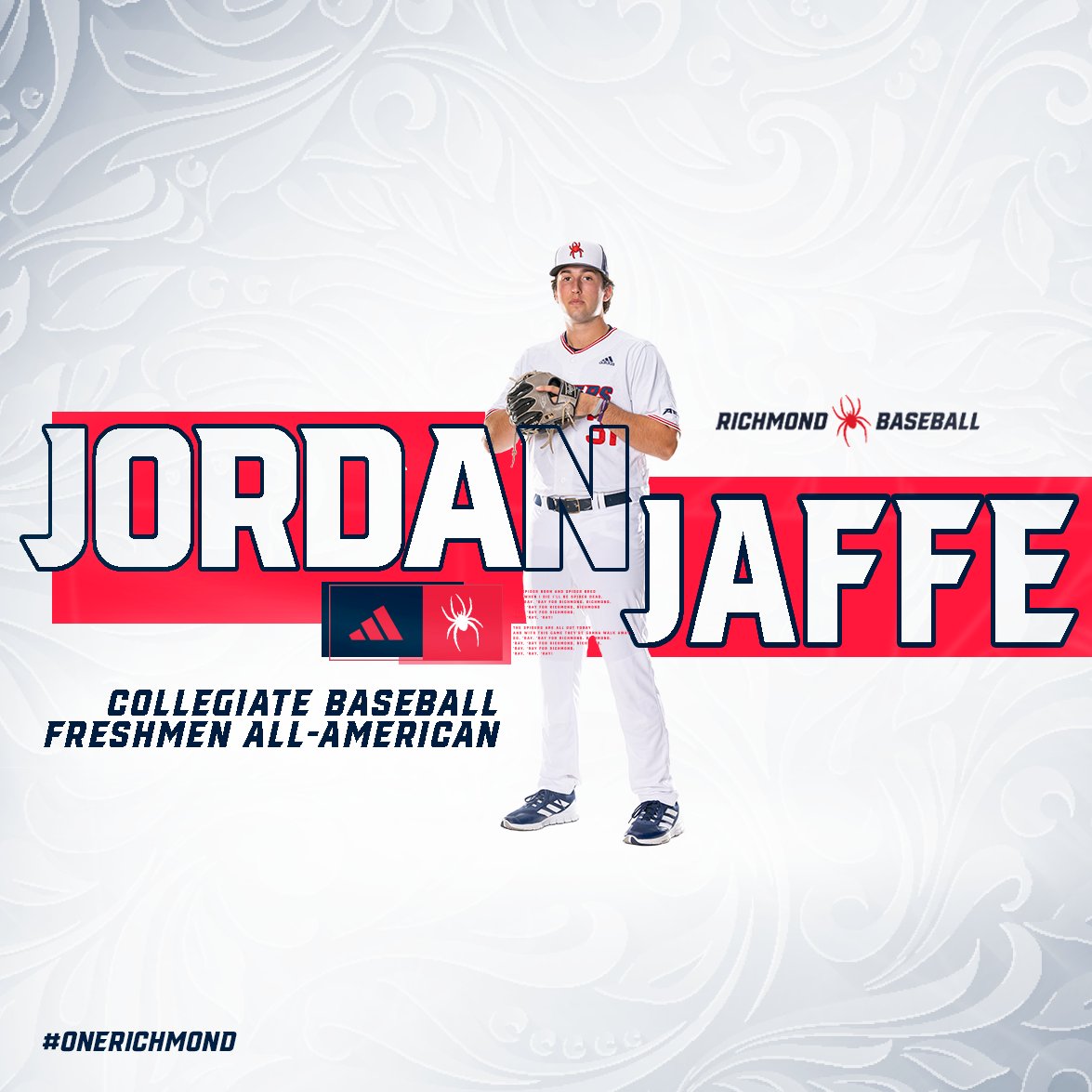 👏👏 Congratulations Jordan! Heck of a season! @jmjaffe23 named to @CBNewspaper Freshmen All-American Team! #OneRichmond | @SpiderAthletics spides.us/3MUYkp9