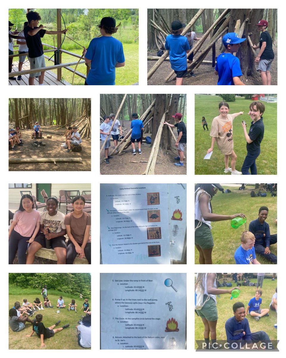 MmeFilice's tweet photo. Enjoying all of the fun team building, exploring and outdoor activities on our grade 7 trip to Camp Brebeuf! 🏕️ @GAngelsMilton @HCDSB @CampBrebeuf https://t.co/bg86rYBwbg