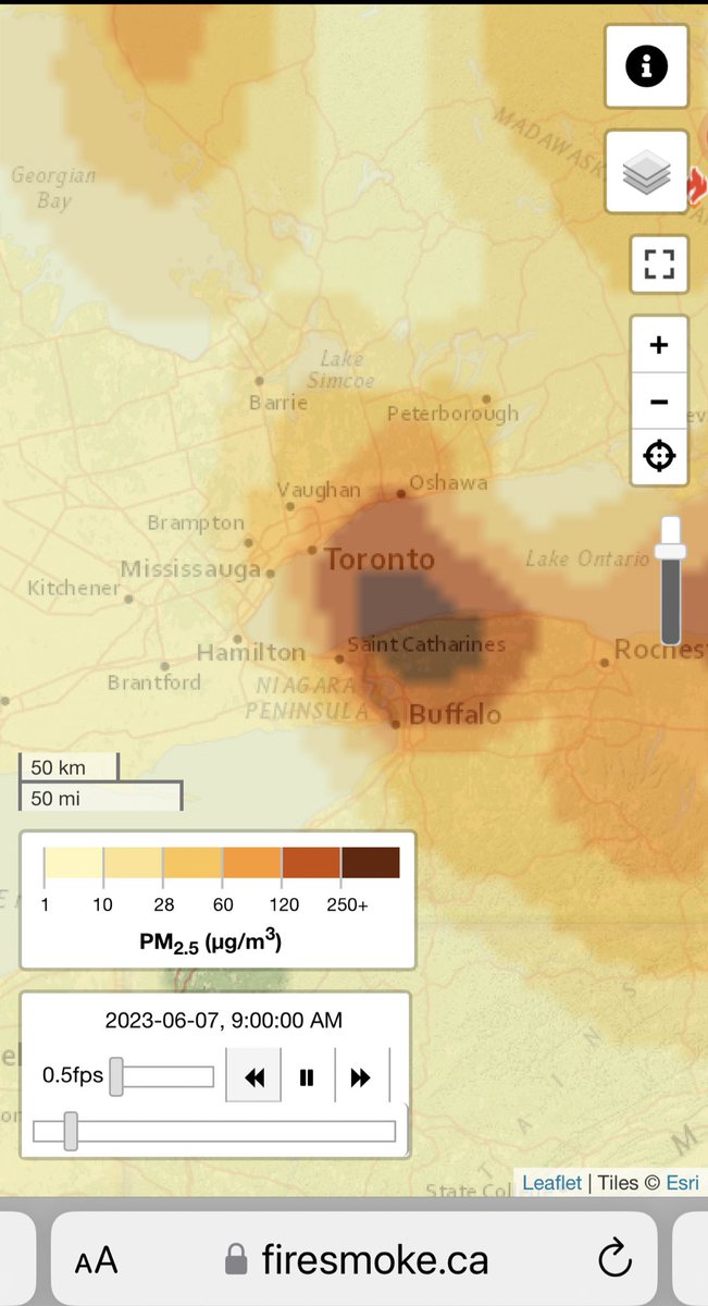 Today is #CleanAirDay2023. The air quality index in Toronto was at one of the worst levels ever. It’s expected to continue for the rest of the week. Run your Hepa filter units. Mask up outdoors. You might feel you aren’t sensitive to the smoke, but your lungs will thank you.