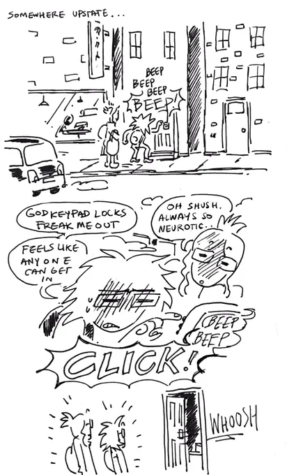 comic from a trip in summer 2021. happy pride month (1/2)