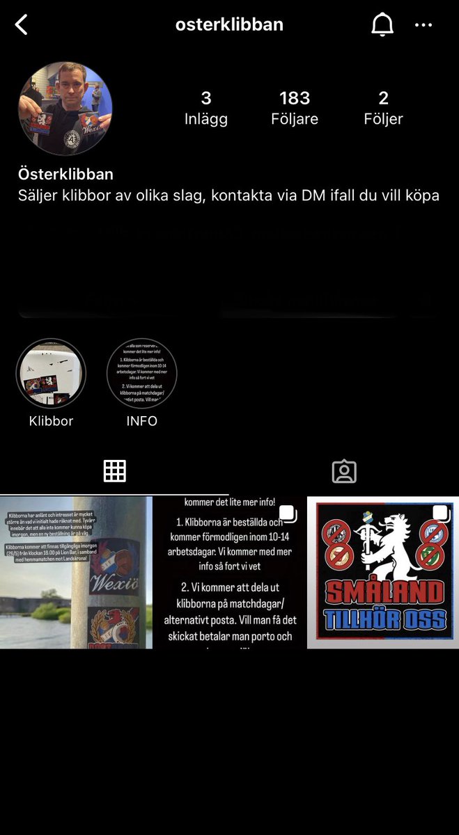 Följ Österklibban 
Köp klibbor och sprid öster i samhället ❤️💙
instagram.com/osterklibban?i…