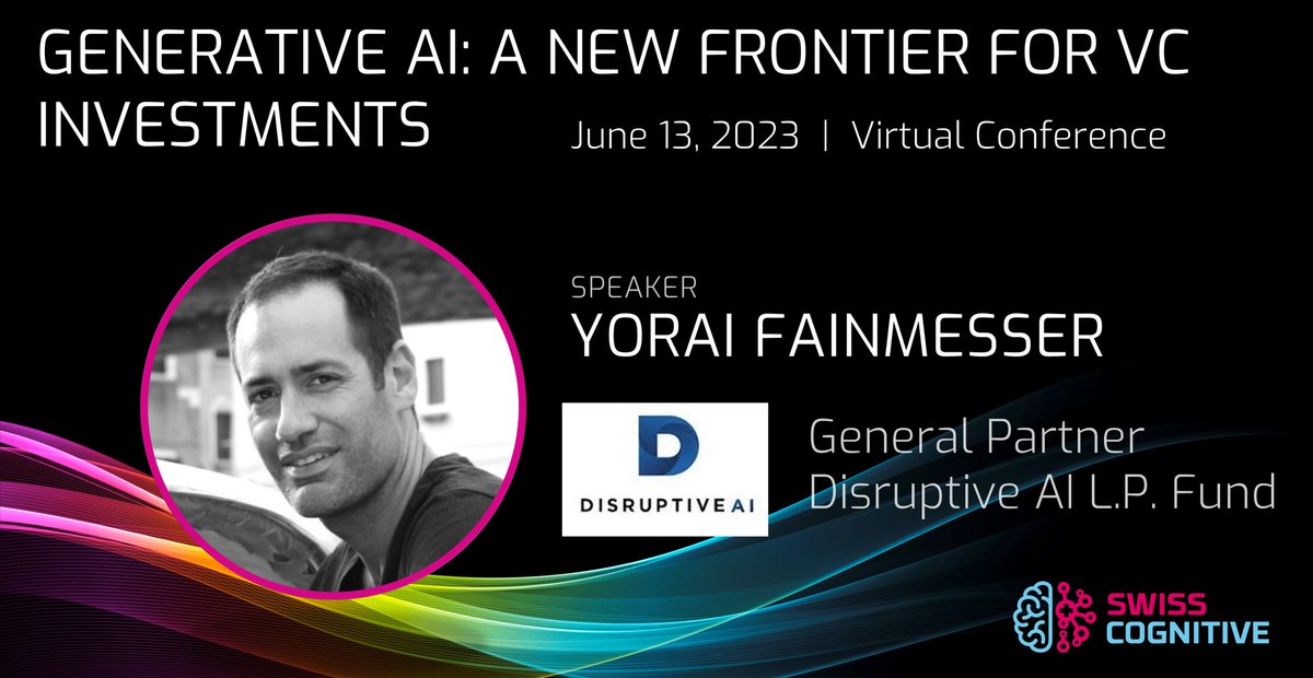 #GenerativeAI is transforming industries and organisations.🚀

To navigate this unknown terrain successfully, we need seasoned leaders.🧠

We are delighted to welcome Yorai Fainmesser, not only as domain leader but also panel chair.

Register for 13.06:
🔗bit.ly/3BwXuJO
