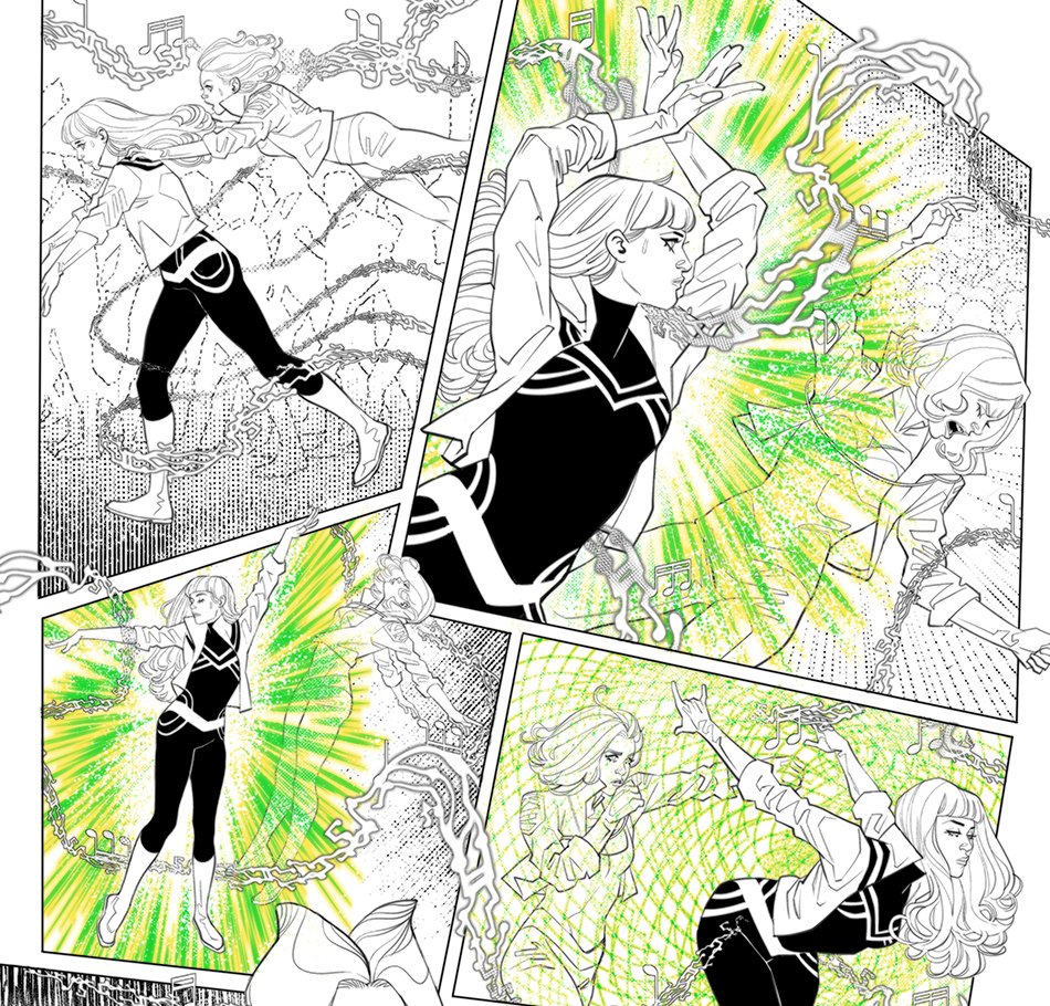 S_Marguerite's tweet photo. #PowerGirl / #Omen fight #ballet in the PG Special, out since last week :)
#DcComics #LilithClay #PaugeStarr #Margueritesauvage #MargueriteSauvageIllustration #comicsinks #comicsart https://t.co/tPlIgUPCHG