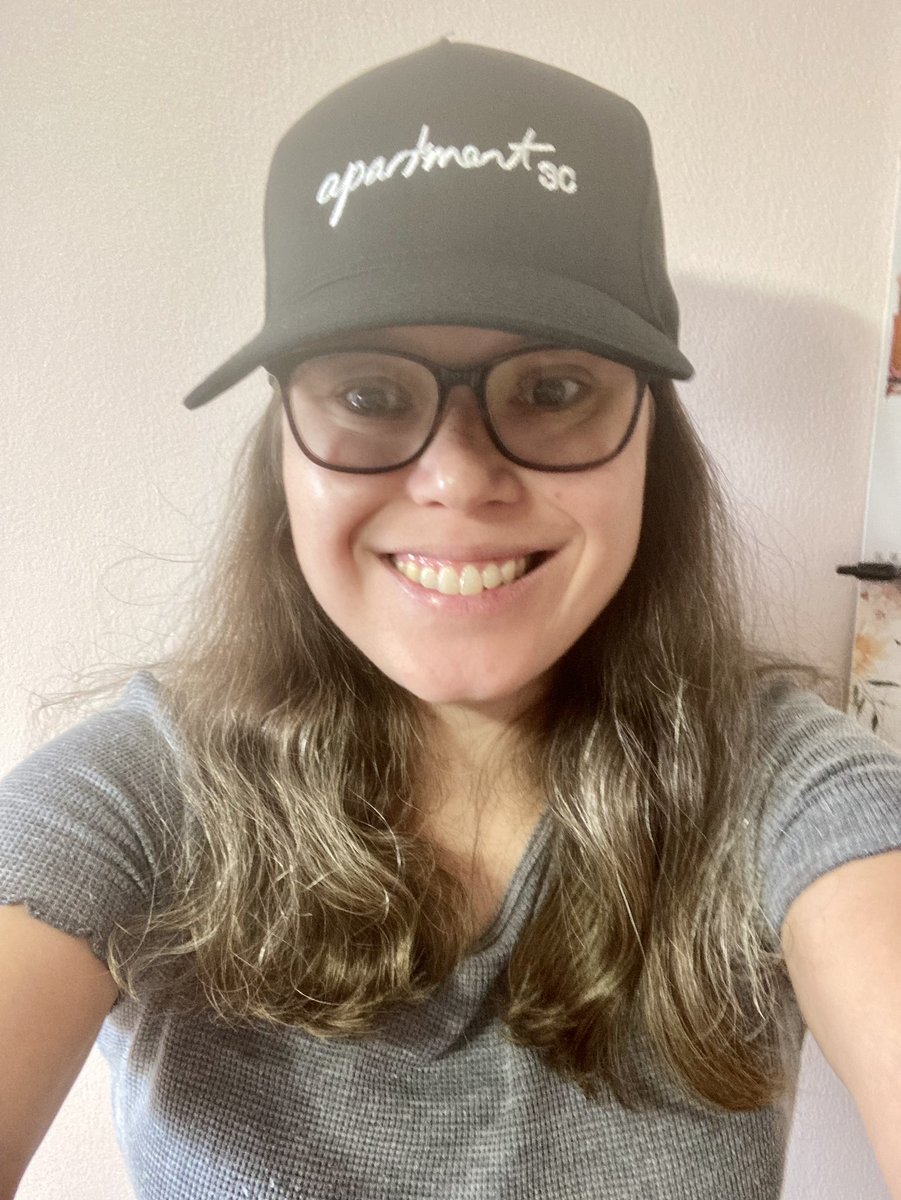 captainswanfan4's tweet photo. I got my #apartment3c hat from @jenmorrisonlive production company and book club! I love the stickers on the package #jmo #a3creads https://t.co/76MOf6RnXK