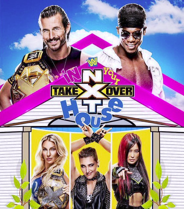 6/7/2020

The TakeOver: In Your House poster.

#WWE #WWENXT #TakeOver #InYourHouse #AdamCole #VelveteenDream #CharlotteFlair #RheaRipley #IoShirai #IYOSKY #FullSailUniversity #WinterPark #Florida