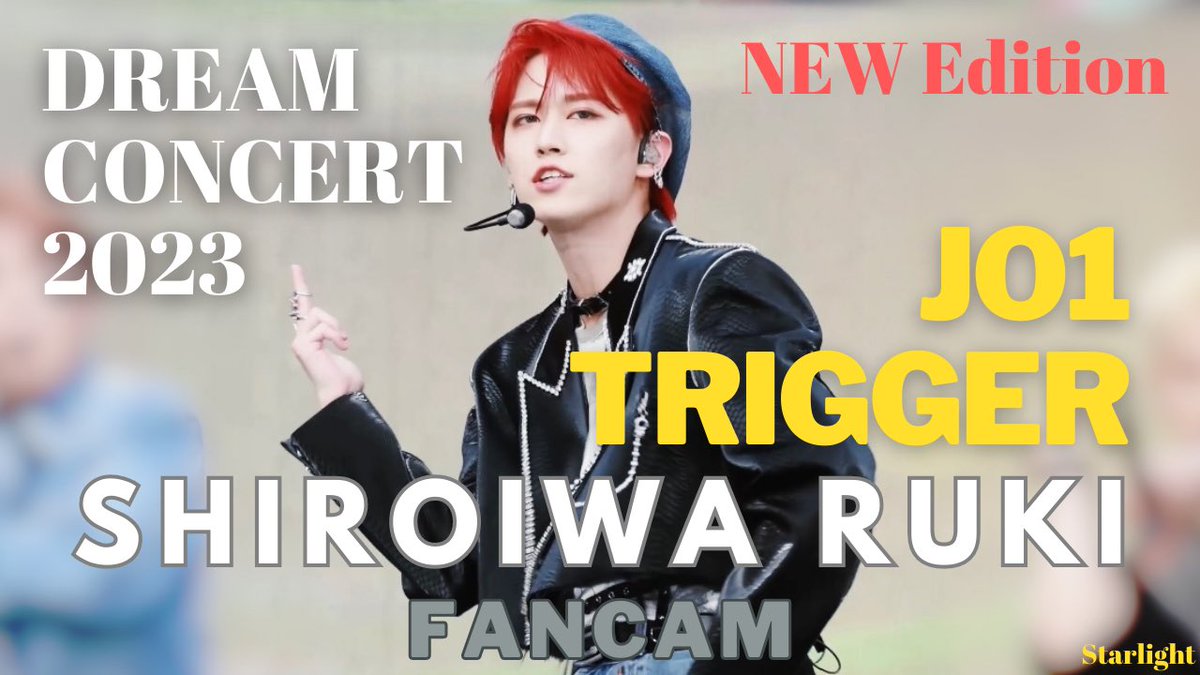 ✨New Edition✨

2023.05.27 JO1 - Trigger 白岩瑠姫 RUKI focus (4K Fancam) DREAM CONCERT in BUSAN 

#JO1 #白岩瑠姫 #SHIROIWARUKI
#DREAMCONCERT2023
#DREAMCONCERT
youtu.be/3PREtUI0wHU