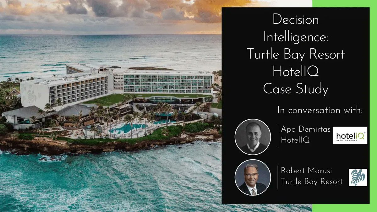 bit.ly/45OQCW9
Decision Intelligence: Turtle Bay Resort HotelIQ Case Study
#hotels #hoteliers #hoteldata #decisionintelligence #businessintelligence #beyondbi #breakingsilos #expertinsights